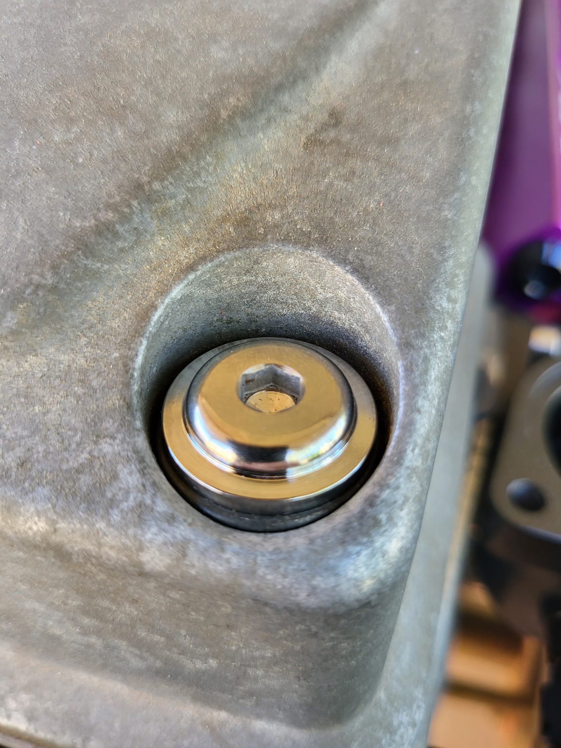 Barra Titanium cam cover front bolts